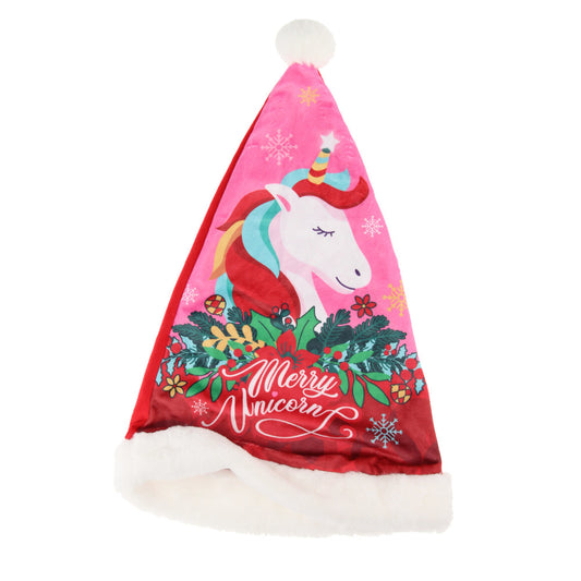 Еднорог Santa hat 37 см