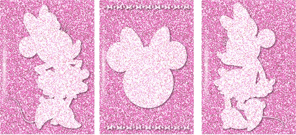 Дисни Мини  glitter Мини notebook комплект