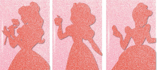 Дисни Принцеса glitter Мини notebook комплект