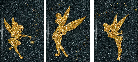 Дисни Tinker Bell shiny Мини notebook комплект