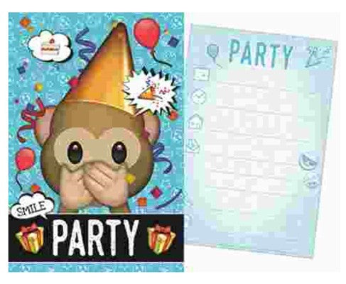 Еможи  Син Парти Invitation