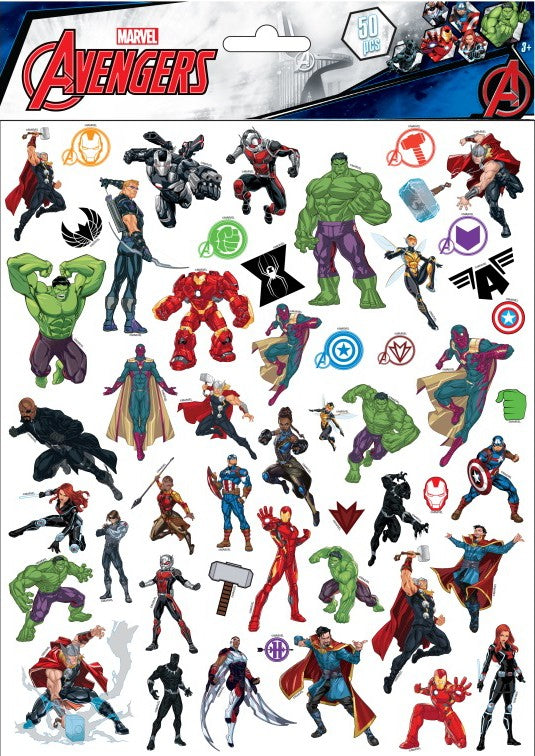 Отмъстителите bubble sticker комплект, 50 pieces