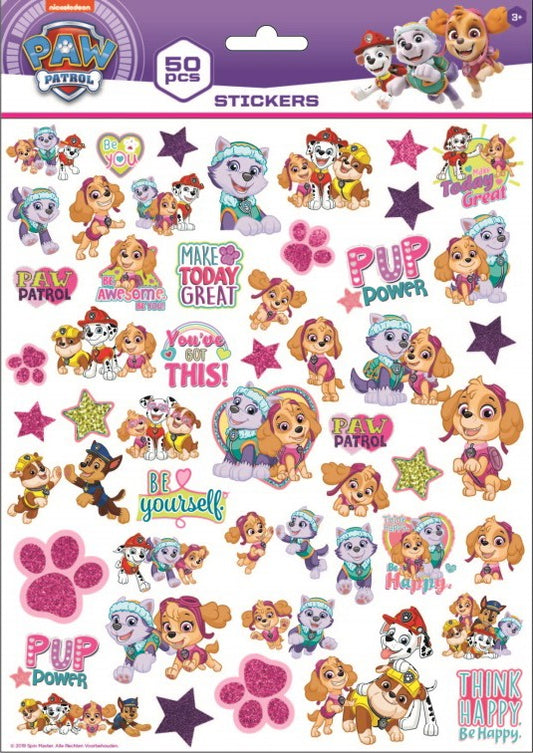 Пес патрул bubble sticker 50 части