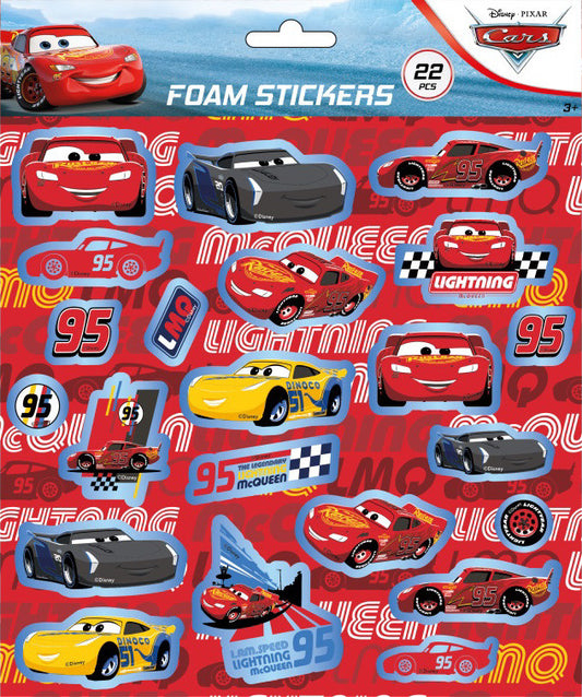 Дисни Кола puffy foam sticker with син декорация