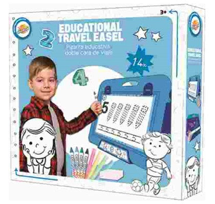 Номер обучение DevelopМъжеt Играчка, Син Пътуване Easel