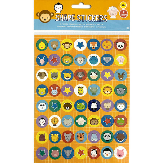 Животни shape sticker комплект 2 Чаршафи