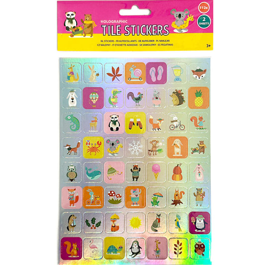 Животни holographic sticker комплект 2 Чаршафи