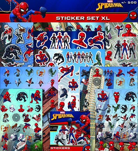 Спайдърмен  sticker комплект XL