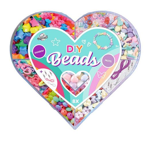 Цвят Pastel Дъга Сърце Beading комплект