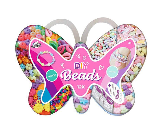 Цвят Pastel Дъга Пеперуда Bead Комплект