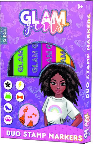 Girl Power Glam Girls Nora marker and stamp комплект 6 части