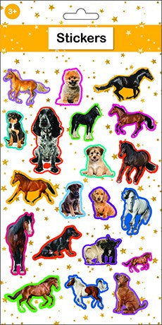 Животни puffy foam sticker комплект
