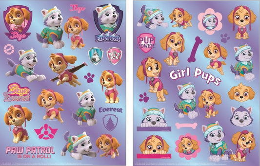 Пес патрул Skye and Everest hologram sticker комплект