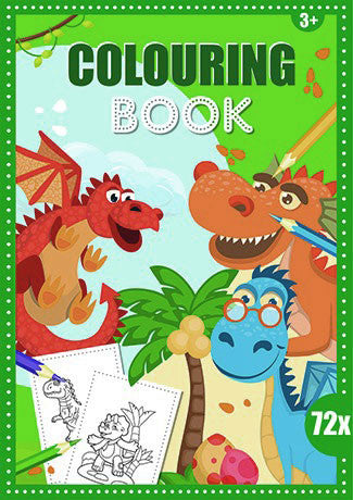 Дракон coloring book 72 pages