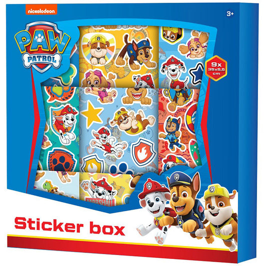Пес патрул Team 9 sheet sticker in box