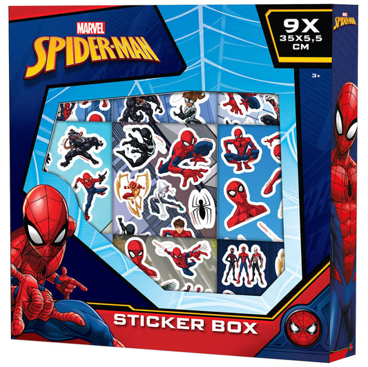 Спайдърмен  Variant 9 Чаршафи of Стикери in a box