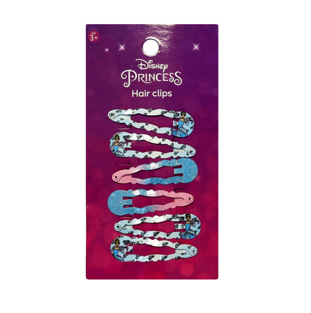Дисни Принцеса Cinderella Glass Slipper Hair Clip комплект 6 части