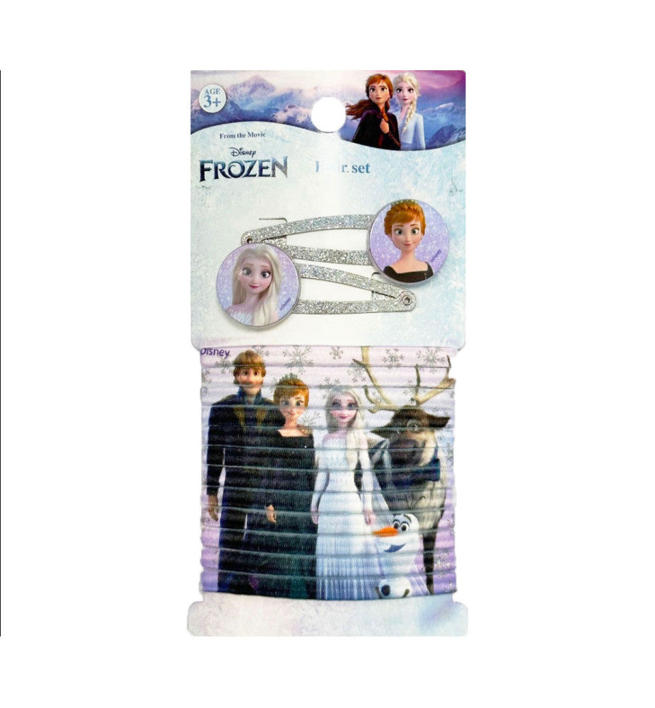 Дисни Замръзналото Кралство Snow Приятели snap hair clip and hair elastic комплект, 14 pieces