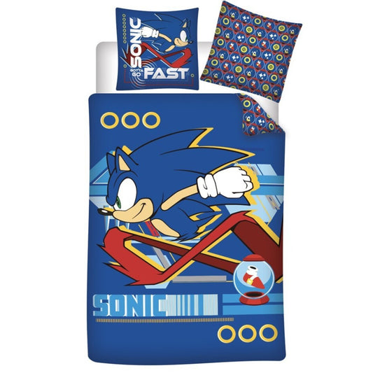 Таралежът Соник Fast bedding комплект 140?Ч200см, 65?Ч65 см