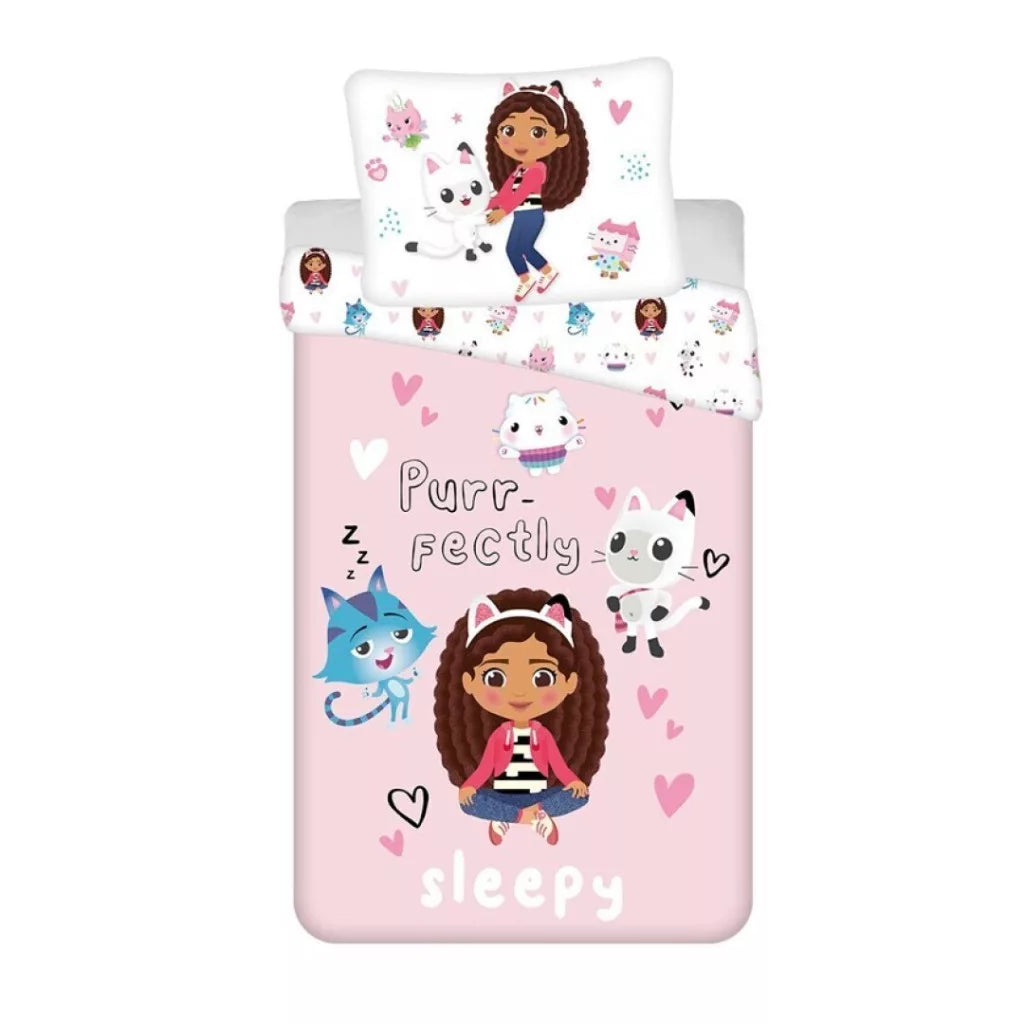 detski spalen komplekt gabbys dollhouse kashtata za kukli na gabi