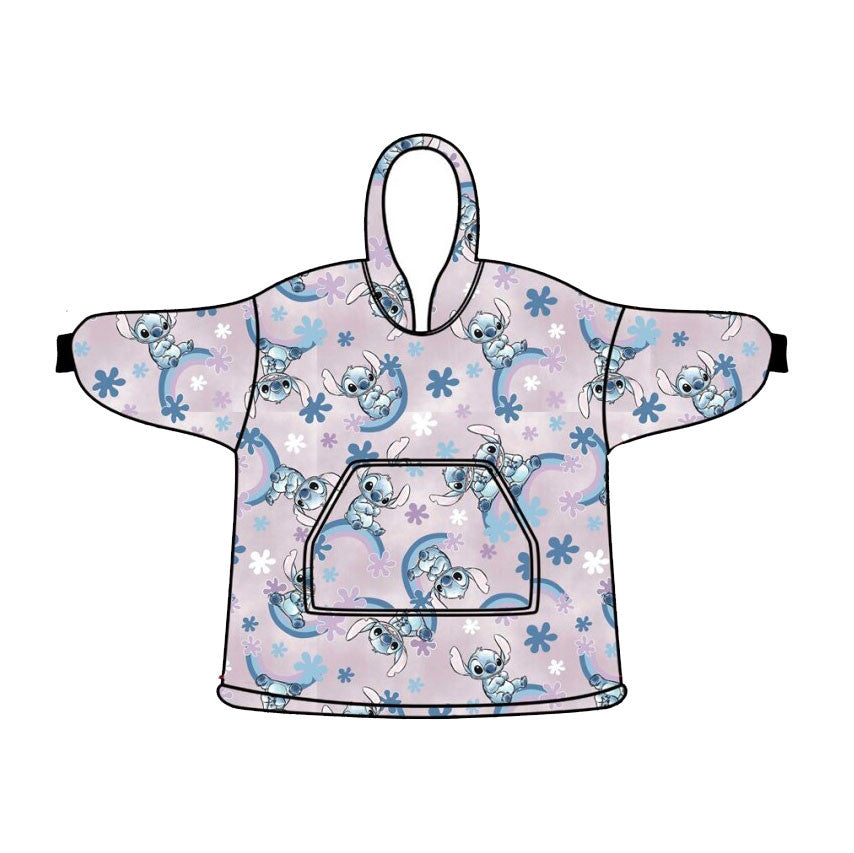 Дисни Лило и Стич Chill adult pull-on plush polar blanket, poncho
