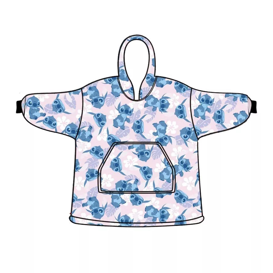damski pulover poncho lilo i stitch