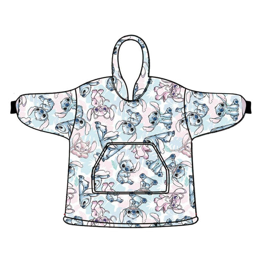 Дисни Лило и Стич Angel adult pulОбичам теr plush polar blanket, poncho