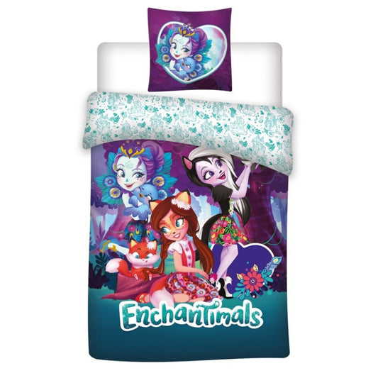 Enchantimals bedding комплект 140?Ч200см, 63?Ч63 см microfibre