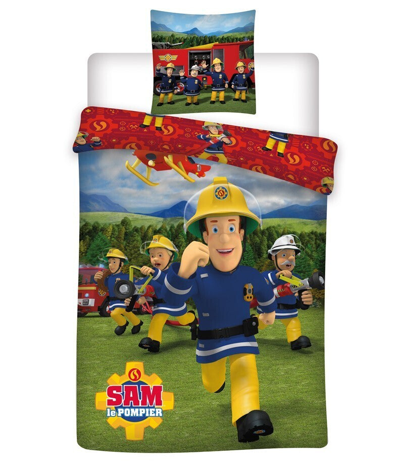 Пожарникарят Сам Rescue Mission bedding комплект 140?Ч200см, 63?Ч63 см microfiber