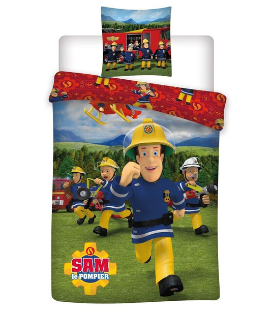 Пожарникарят Сам Rescue Mission bedding комплект 140?Ч200см, 63?Ч63 см microfiber