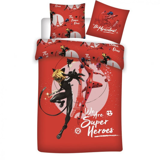 Чудодейна калинка Super Duo bedding комплект 140?Ч200см, 63?Ч63 см microfibre