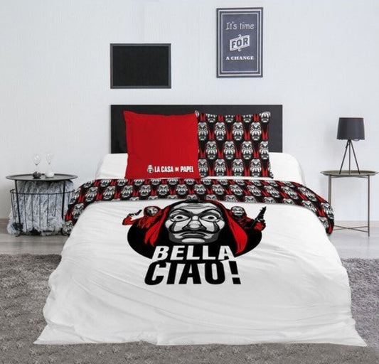 Money Heist Ciao double, double duvet cover 200?Ч200см, 65x65 см