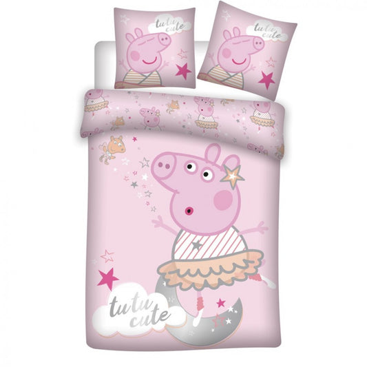 Пепа Пиг Tutu Bedding комплект 140?Ч200см, 63?Ч63 см microfibre