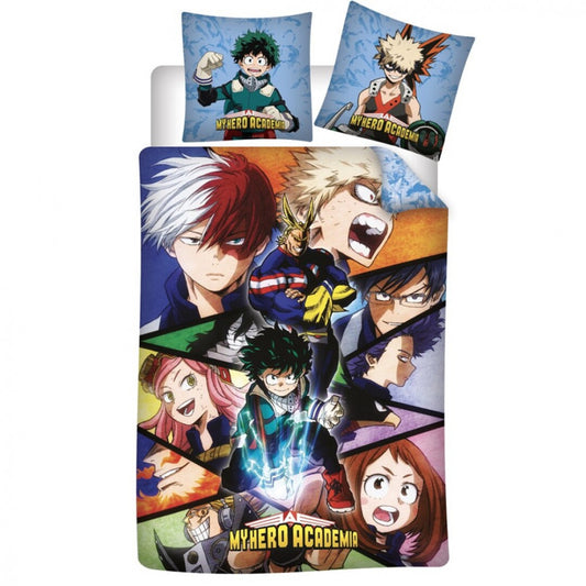 My Hero Academia Deku's Strength покривало за легло 140x200см, 63x63 см microfibre
