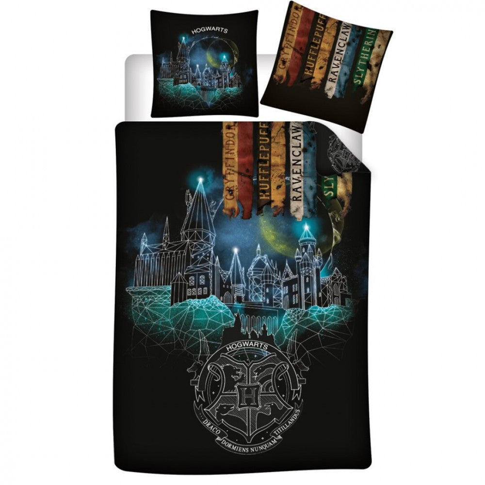 Хари Потър  Enchanted Night duvet cover 140?Ч200см, 63?Ч63 см microfibre