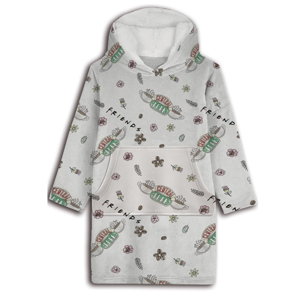 Приятели Приятели adult overhead plush fleece blanket, poncho