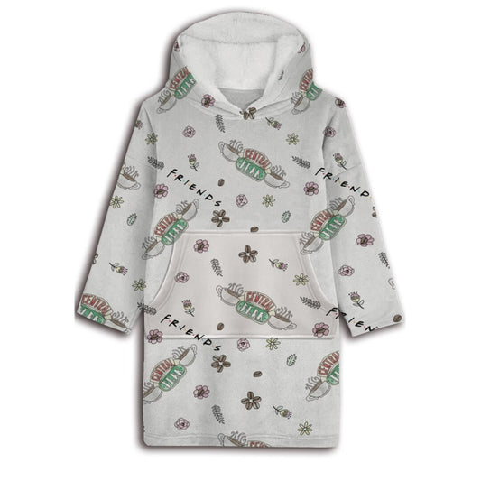 Приятели Приятели adult overhead plush fleece blanket, poncho