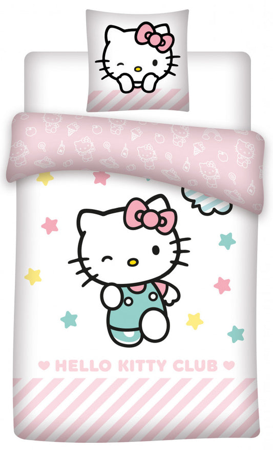Здравей Кити bedding cover 140?Ч200см, 70?Ч90 см
