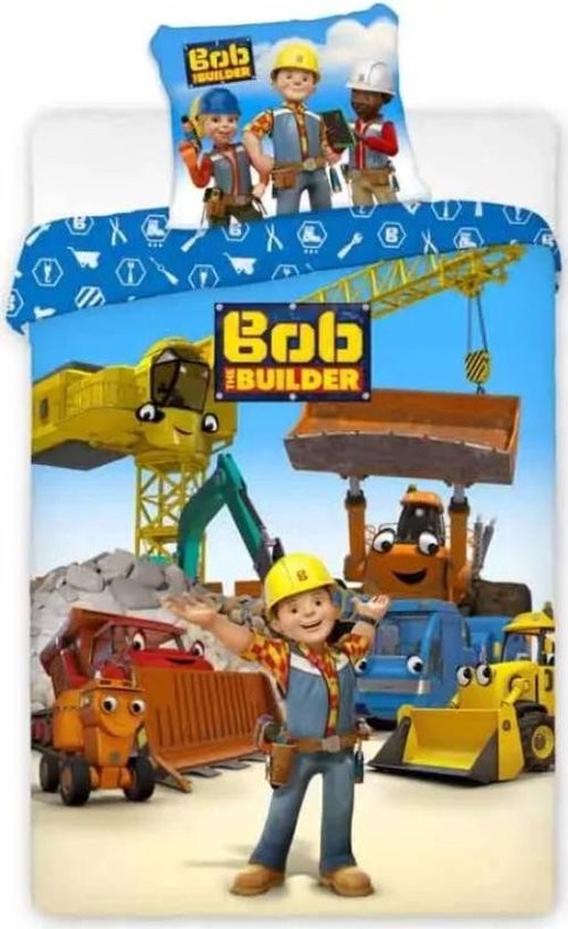 Bob the Builder Machine Team детски  bedding комплект 100?Ч140см, 40?Ч45 см