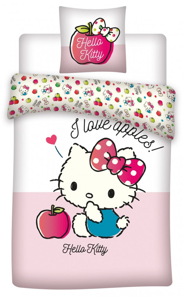 Здравей Кити Деца bedding комплект 100?Ч135 см, 40?Ч60 см