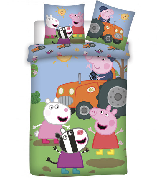 Пепа Пиг bedding комплект 140?Ч200см, 70?Ч90 см