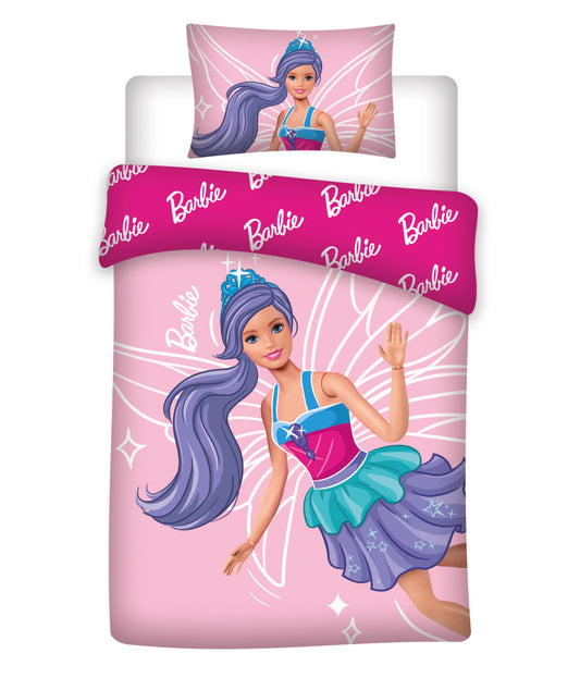 Барби Wings детски  bedding комплект 100?Ч135 см, 40?Ч60 см