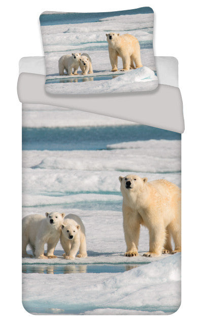 Polar Bear Family bedding комплект 140x200см, 70x90 см