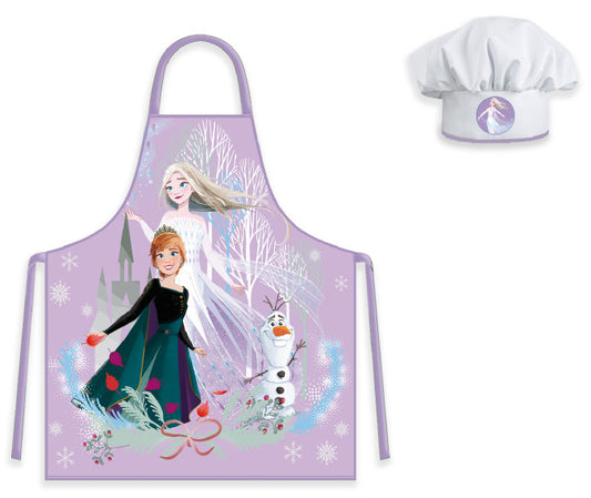 Дисни Замръзналото Кралство Purple Есен детски apron комплект от 2