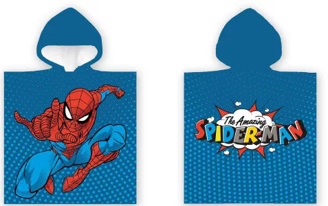 detsko plajno poncho spiderman