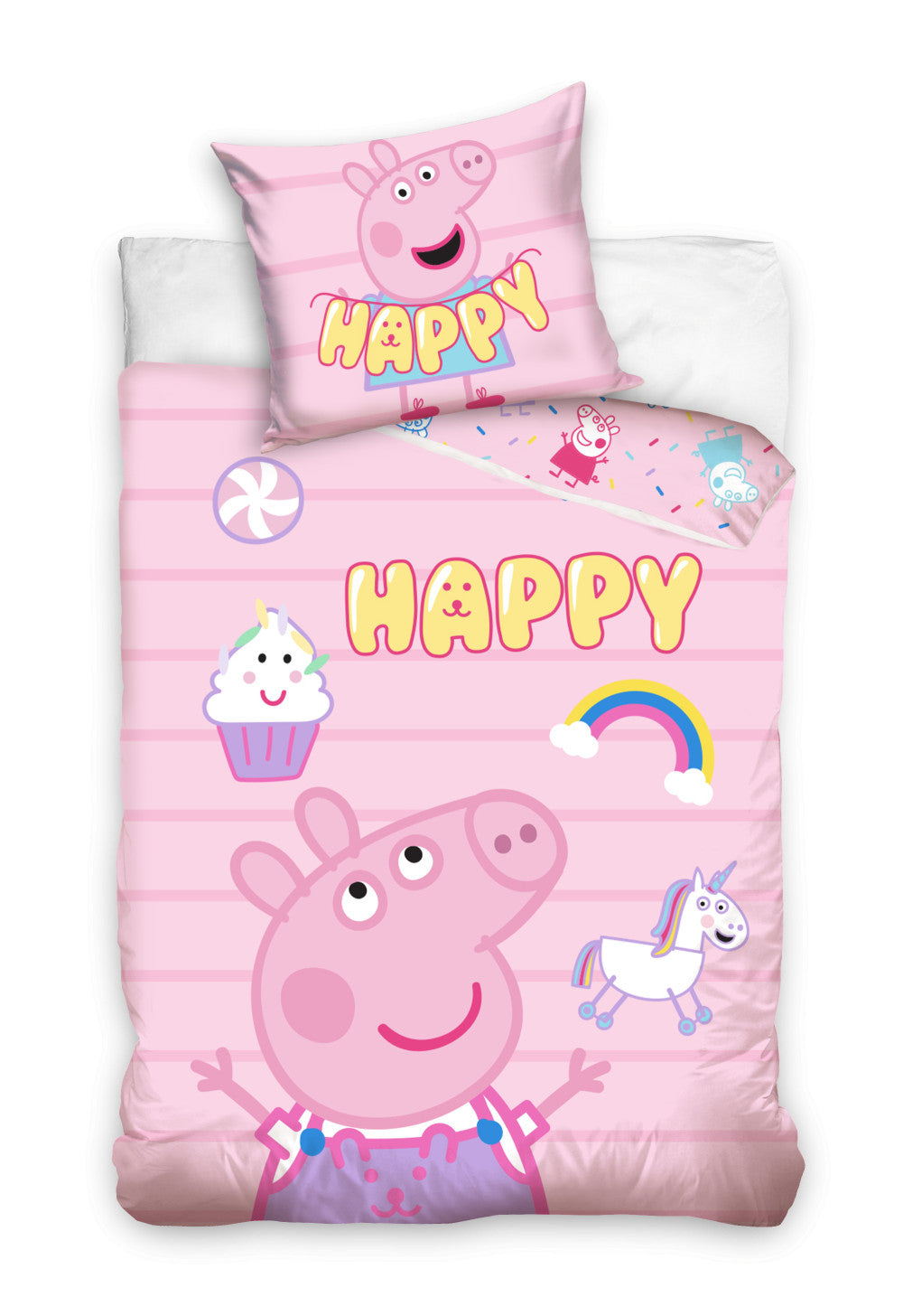 Пепа Пиг Happy Bedding комплект 140?Ч200см, 70?Ч90 см