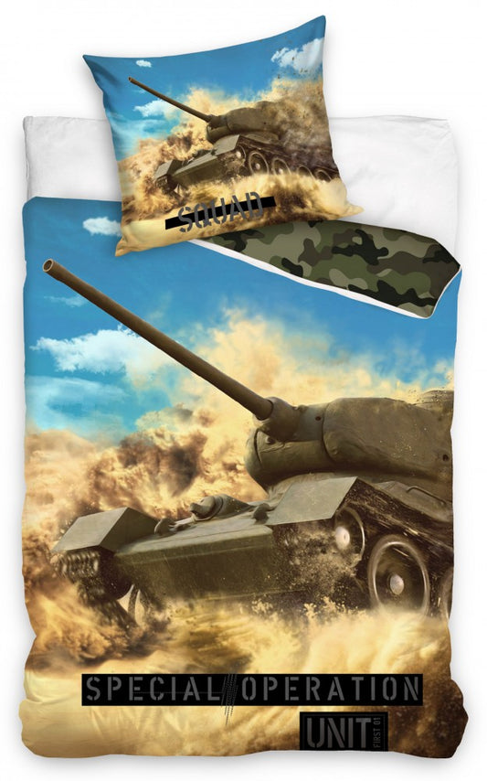 Tank bedding комплект Unit 140?Ч200см, 70?Ч90 см
