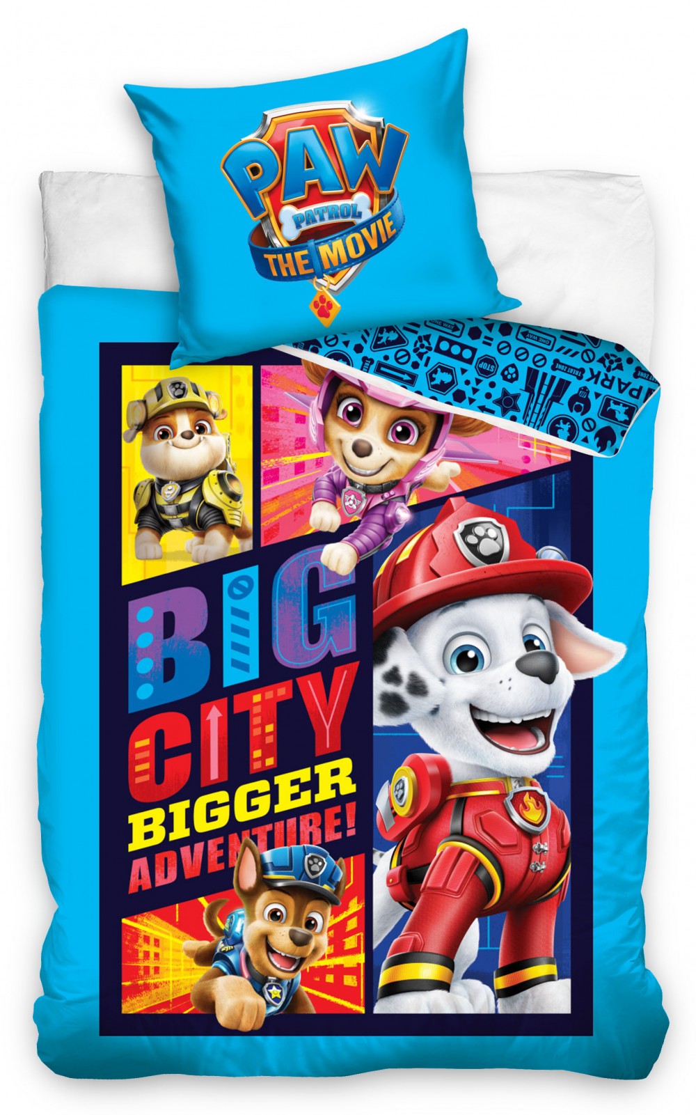 Пес патрул Big City bedding cover 140?Ч200см, 70?Ч90 см
