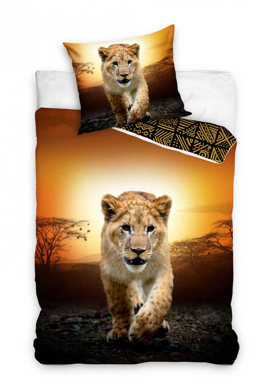 Лъв Слънцеrise bedding комплект 140?Ч200см, 70?Ч90 см