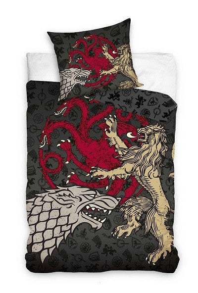 Game of Thrones Houses bedding комплект 140?Ч200см, 70x90 см